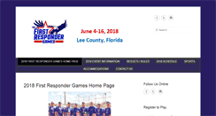 Desktop Screenshot of firstrespondergames.com
